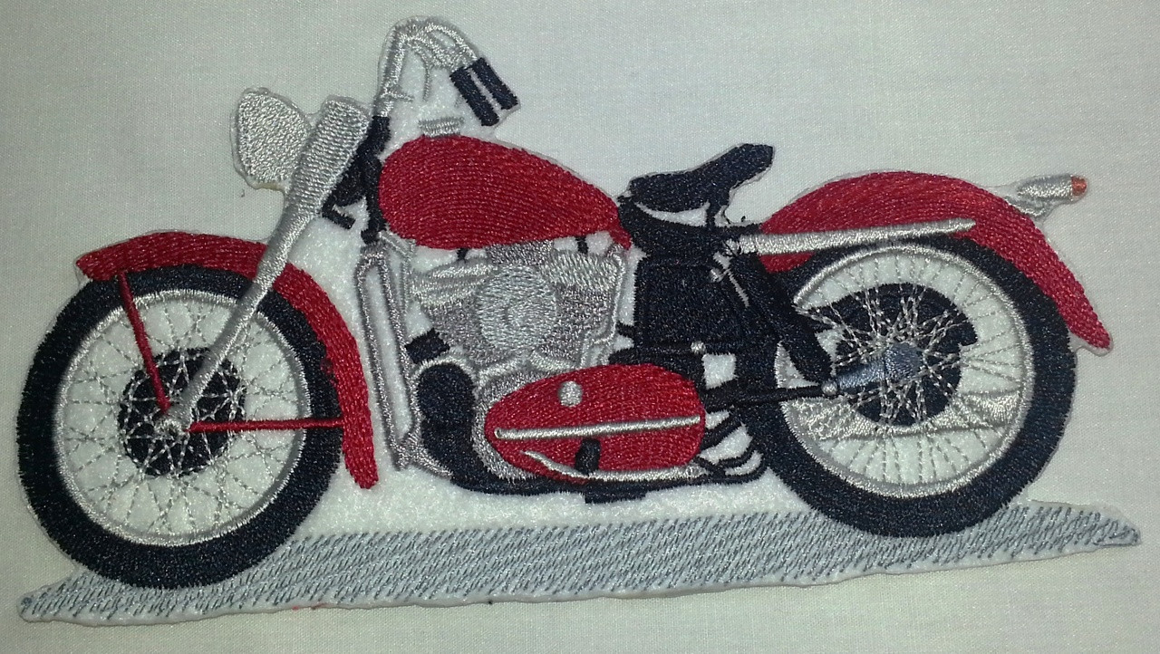 A Motorcycle Collection Embroidered Iron On Patch - Beyond Vision Mall