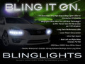 2013 2014 2015 Nissan Altima LED DRL Light Strips Kit Day Time Running Head Lamp Lighting