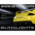 06-08 Mitsubishi Elclipse Smoked Tinted Tail Light Lamps Overlays Film Protection Kit