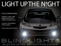 2012 2013 2014 Acura TL Xenon Fog Lamp Driving Light Kit Foglights Foglamps Drivinglights