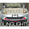 2003 2004 2005 Toyota MR2 Spyder Halo Fog Lamps Angel Eye Driving Lights Foglamps Foglights Kit