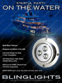 1 x White LED Titanium Hull Lamp Yacht Boat Underwater Light Marine Fish Lighting