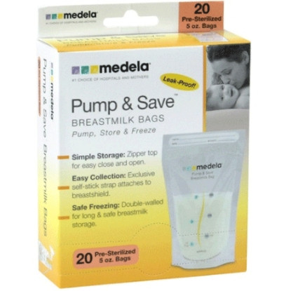 Medela Pump & Save 20 bolsas de 150 ml de leche materna