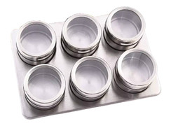 Magnetic Spice Jars with a Stand Up Base