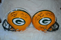 **Limited-Time Super Discount** The 5MVP Signed Green Bay Packers Proline Helmet Signed by Paul Hornung, Jim Taylor, Bart Starr, Brett Favre, and Aaron Rodgers