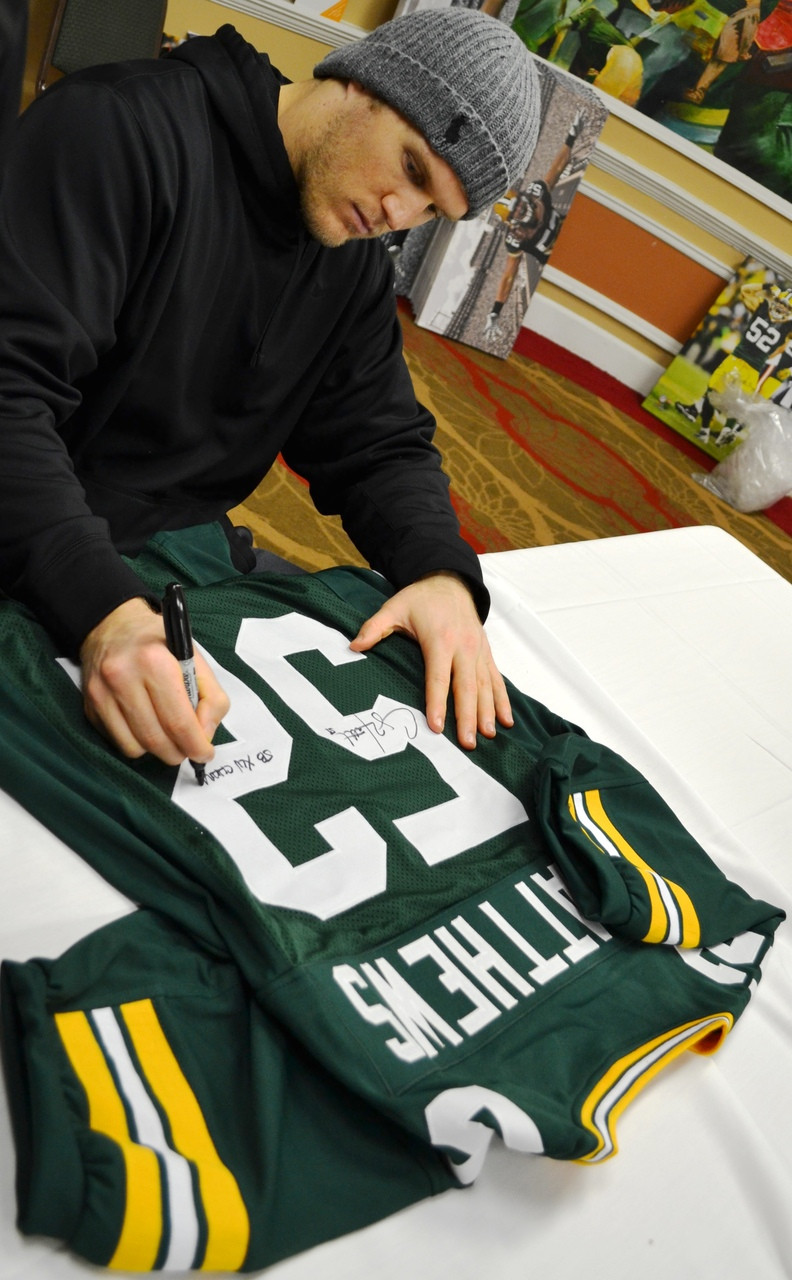 clay matthews signed jersey