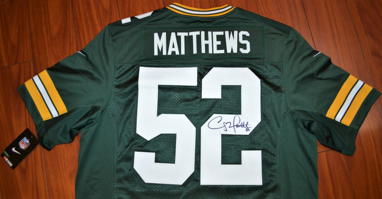 Clay Matthews Autographed Official NFL 