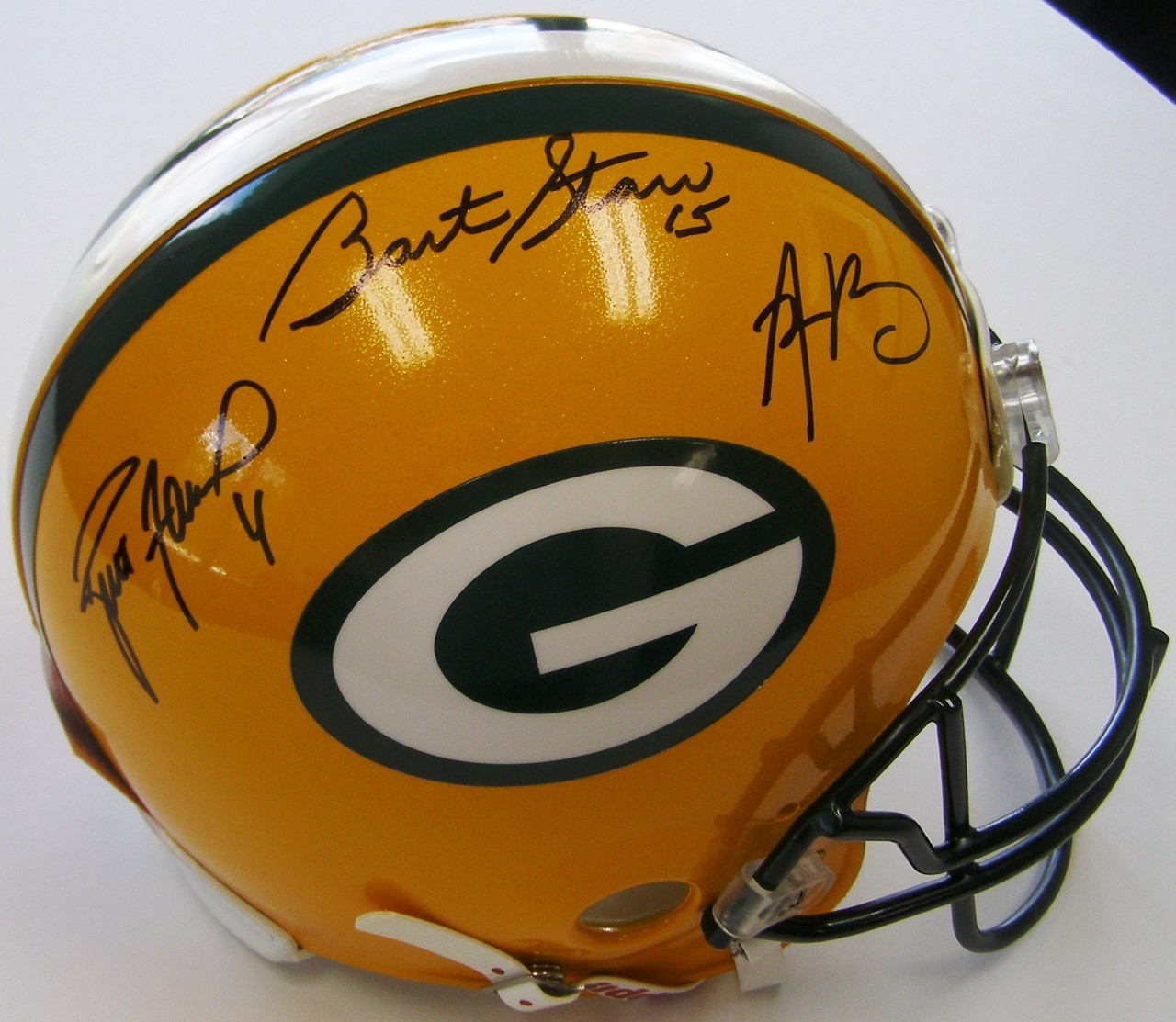 signed aaron rodgers football