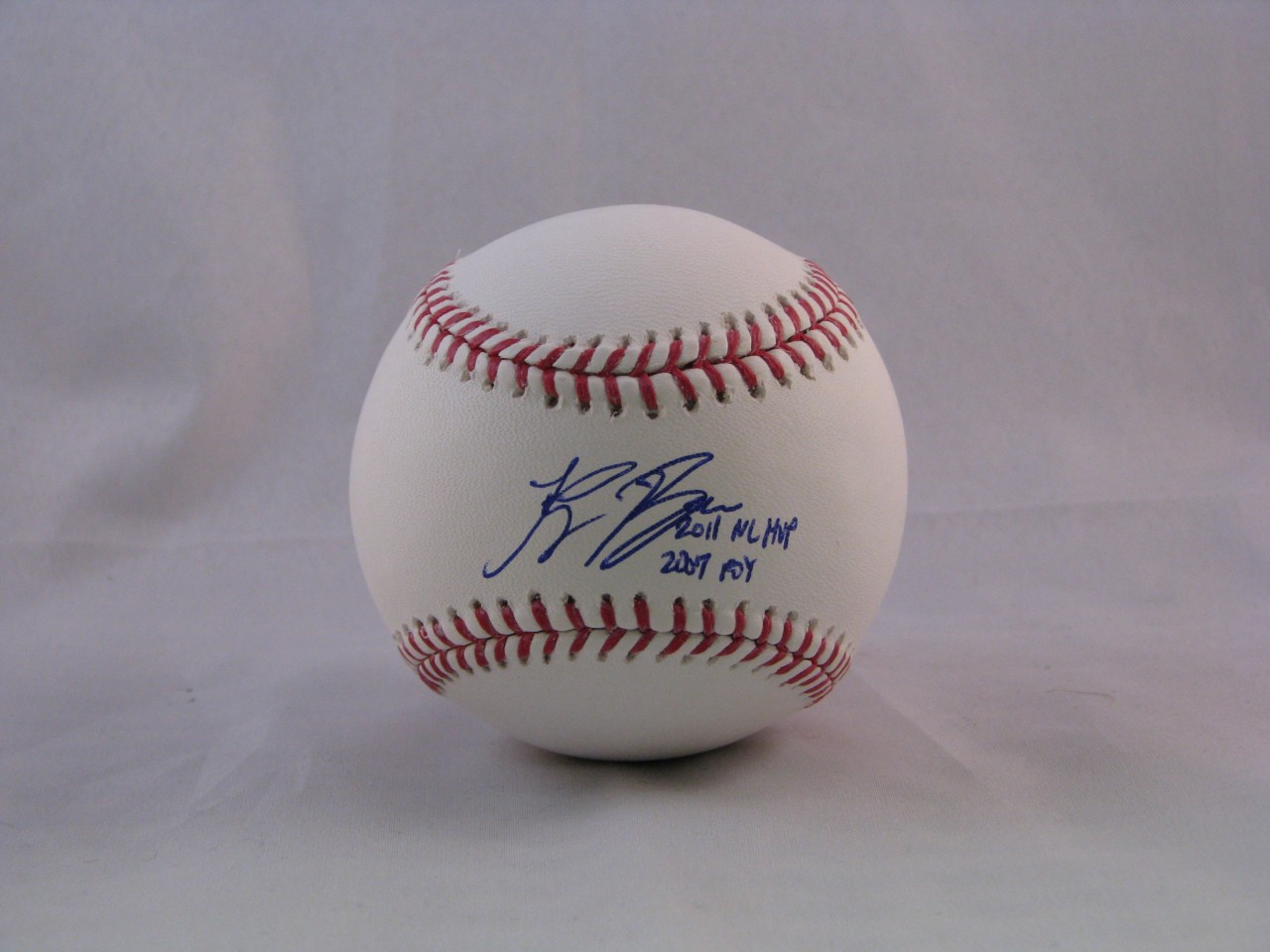 Ryan Braun signed Baseball with 