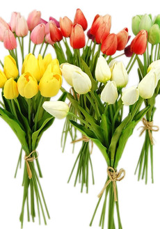 Real Touch Artificial Mini Tulip Flowers
