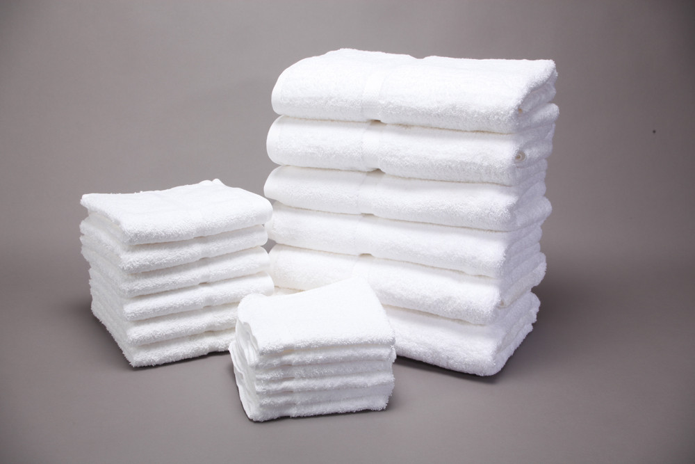 Premium White Spa Bath Towels, 27x54