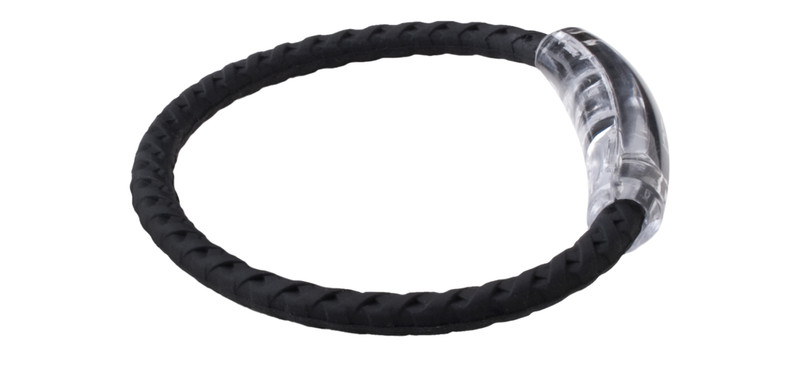 Golf 1 Black Braided Magnetic and Ion Bracelet
(Side)