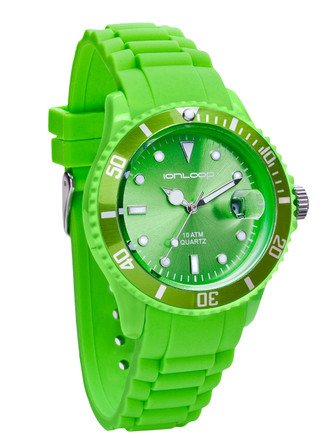 Green Unisex IonTime Sport Wrist Watch
(Angle)