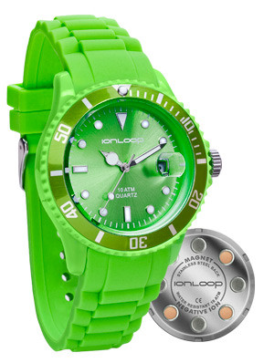 Ion< Time is America’s only Sport Watch that offers both Negative Ion Technology + Magnets. This unique and durable watch has been designed to provide you with all the amazing benefits of these two technologies for a modern active lifestyle. 