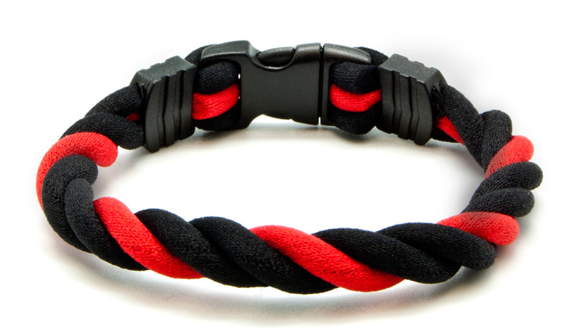 Adidas Braided Ionic Wristband - Red
(back view)