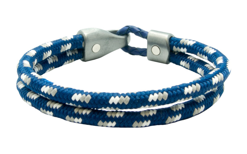 Indigo Blue Dual Cord Bracelet inside & back)