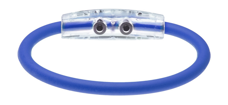 Michael Breed "LET'S DO THIS!  Sport Bracelet contains negative ions and magnets
(back view)