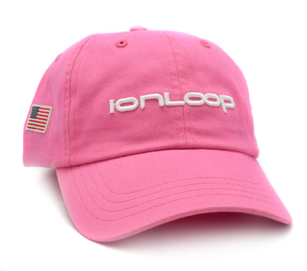 IonLoop Logo Pink Small Fit Hat
(front)