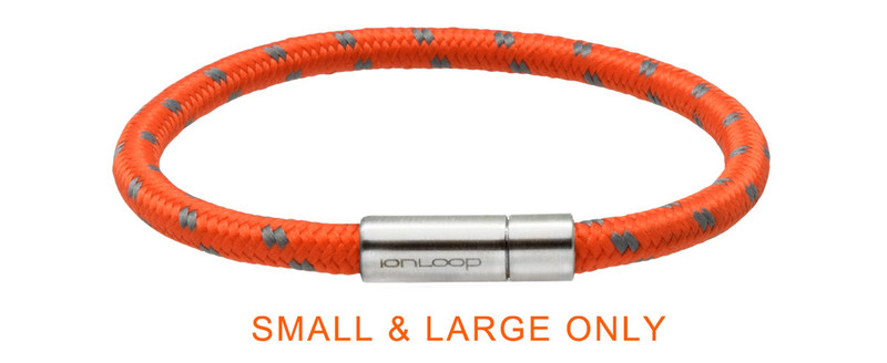 Solo Cord Orange Peel Negative Ion Bracelet - Small & Large Only