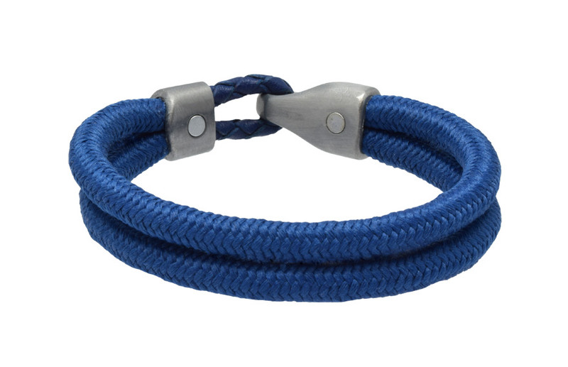 Cobalt Blue Dual Cord Bracelet (back)