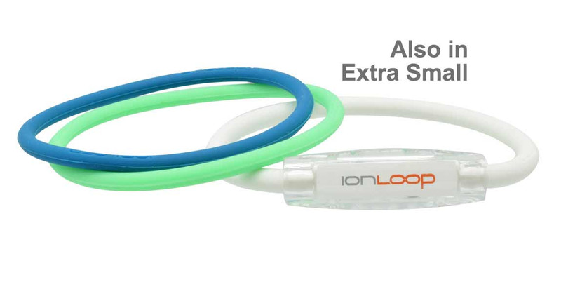 TRI Loop Pearl White Pak
1 Pearl White IonLoop Bracelet, 2 IonThins (Mint Green & Pacific Blue)
Offered in XS