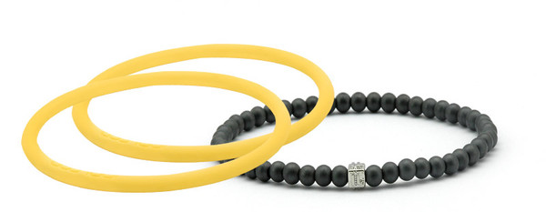 mag/fusion Mellow Yellow Pak
1 mag/fusion magnetic Bracelet, 2 IonThins (Mellow Yellow)