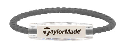 TaylorMade Gray Braided Bracelet
(front view)