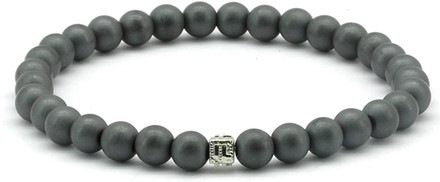 IonLoop  mag/fusion +Plus Bracelet contains medium sized slate gray magnetic pearls
(front view)