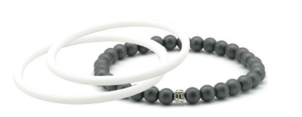 mag/fusion +Plus White Pearl + White Pearl
1 mag/fusion PLUS magnetic Bracelet, 2 IonThins  (White Pearl + White Pearl)