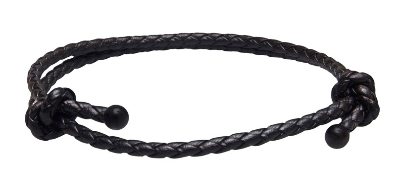 Buy online Black Braided Leather Bracelet from fashion jewellery for Women  by Nm Creation for ₹359 at 74% off | 2024 Limeroad.com