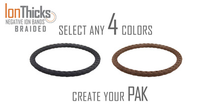 Pick any 4 IonTHICK  BRAIDED colors.