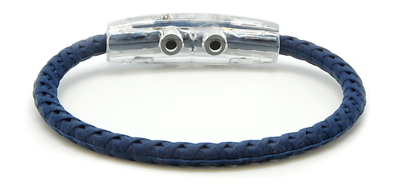 adidas Navy Blue Braided Bracelet (back view)