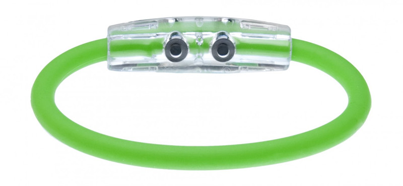 The IonLoop Apple Green Bracelet
(back view)