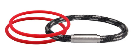Black Gray Negative Ion Bracelet Pak
2 Ruby Red IonThins