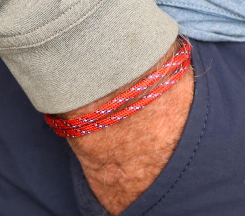 NEW  Red Cord Slide Knot Bracelet
(Back)