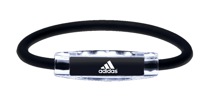 adidas Black Smooth Bracelet (front view)