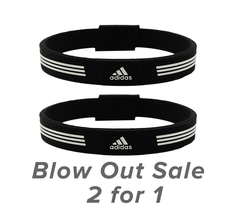 Adidas Sports 3D Silicone Wristband Baller Bands Bracelets With Logo  eBay