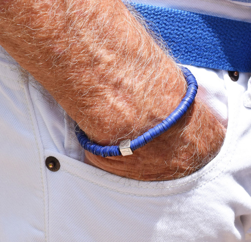 IonLoop  Sliver Marine Blue - Classic go to anywhere bracelet!
