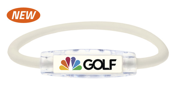 NEW!   IonLoop GOLF Sport Bracelet contains negative ions and magnets
(front view)