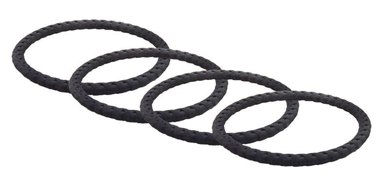 Thick black clearance rubber bracelets