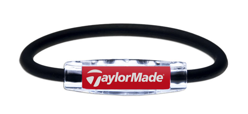 Taylor Made RED + Jet Black Bracelet
(front view)