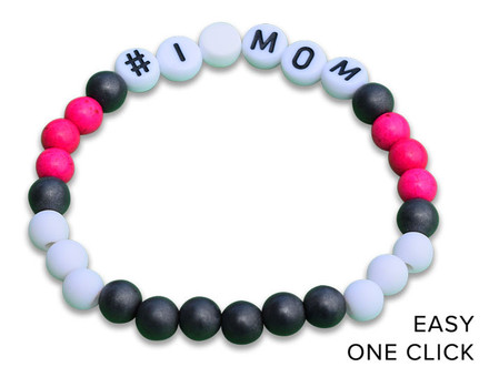 The #1 Mom bracelet is the Perfect Gift for Mom. Our Slip-on Celebration Bracelet is pre-made and easy to purchase with one click. 
