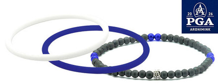 mag/fusion Blue + White and Navy  Pak
1 mag/fusion blue magnetic Bracelet, 1 Whtie & 1 Navy IonThin