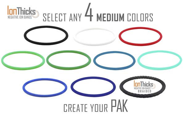 Pick any 4 IonTHICK MEDIUM SIZE color. 