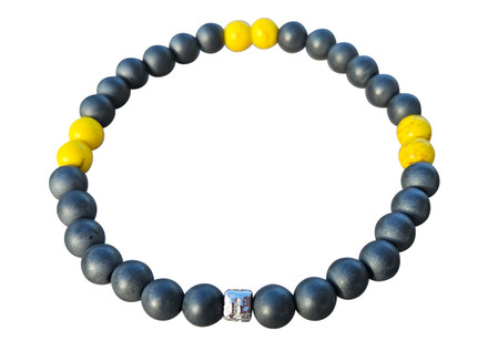 Magfusion Plus Yellow magnetic stone bracelet
