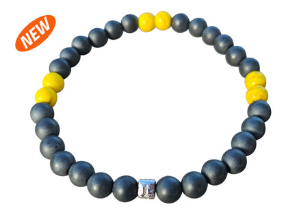 Magfusion Plus Yellow magnetic stone bracelet
