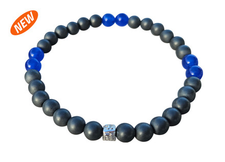 Magfusion Plus Ice Blue magnetic stone bracelet