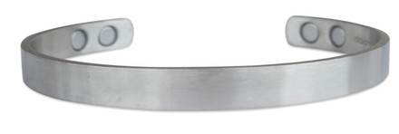 The Classic Stainless Steel Cuff Magnetic Bracelet - One Size for a Medium/Large wrist
