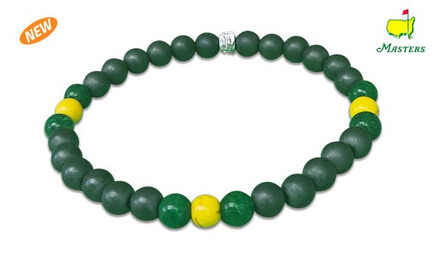 Master's Green Magnetic Bracelet - Celebrate golf season in style with the IonLoop MagFusion +Plus Bracelet – Green & Yellow Smoke. Designed for athletes, golfers, and anyone who values performance and wellness, this premium magnetic bead bracelet blends sleek style with the power of magnet therapy.