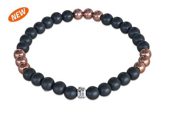 Discover the IonLoop mag/fusion +Plus Copper Bracelet – premium 99.9% pure copper beads paired with powerful 600-700 Gauss magnets. Slip-on stretch design develops natural patina.